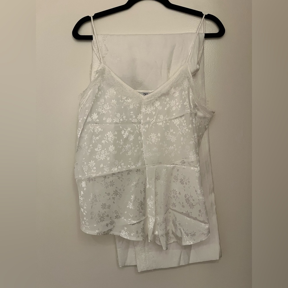 Zara White Matching Set